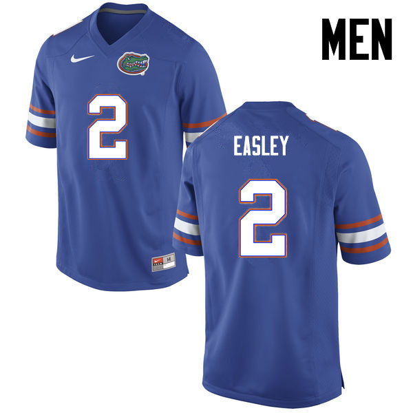 Men Florida Gators #2 Dominique Easley College Football Jerseys-Blue - Click Image to Close
